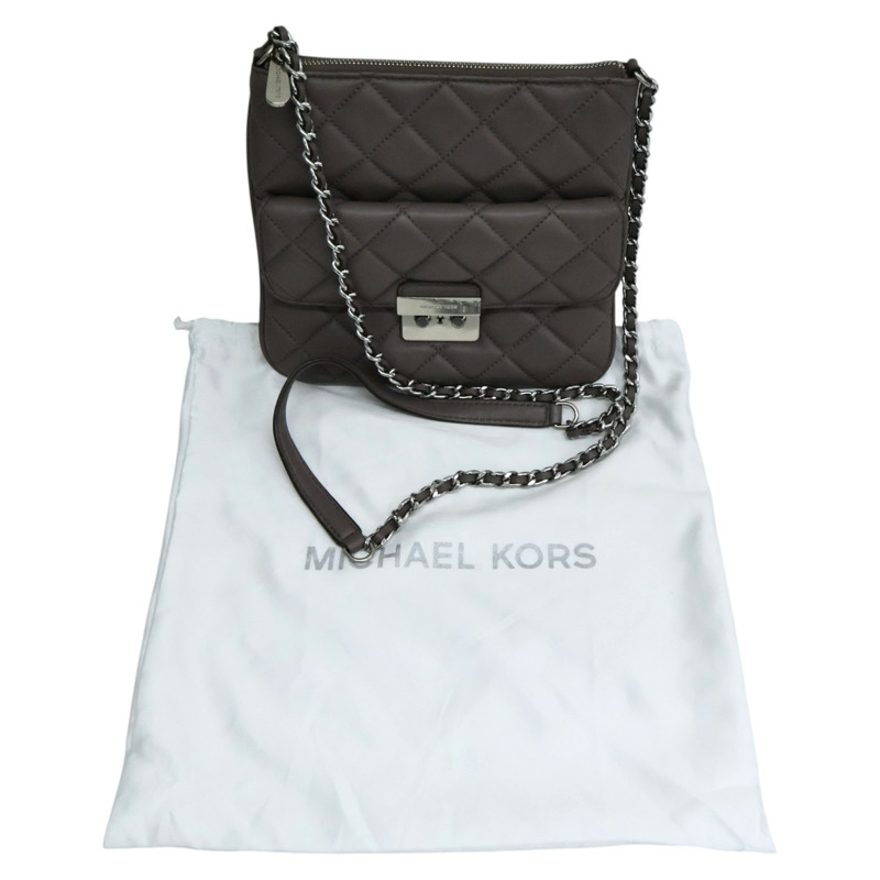 藕粉色羊皮 Sloan 鏈條 肩背包 30F6ASLM2L【MICHAEL KORS 麥可寇斯】 30F6ASLM2L-13