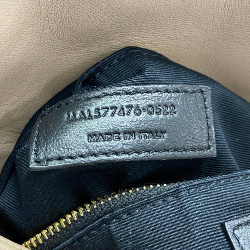 淺褐色羊皮 PUFFER小號 肩背包 577476【SAINT LAURENT YSL 聖羅蘭】 577476-6