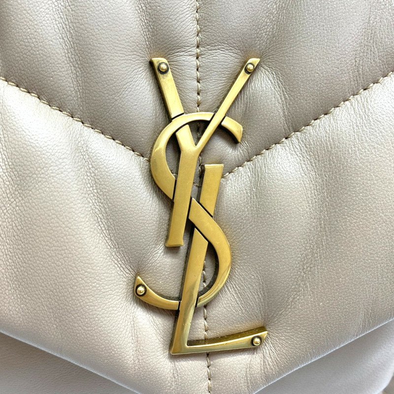 淺褐色羊皮 PUFFER小號 肩背包 577476【SAINT LAURENT YSL 聖羅蘭】 577476-8