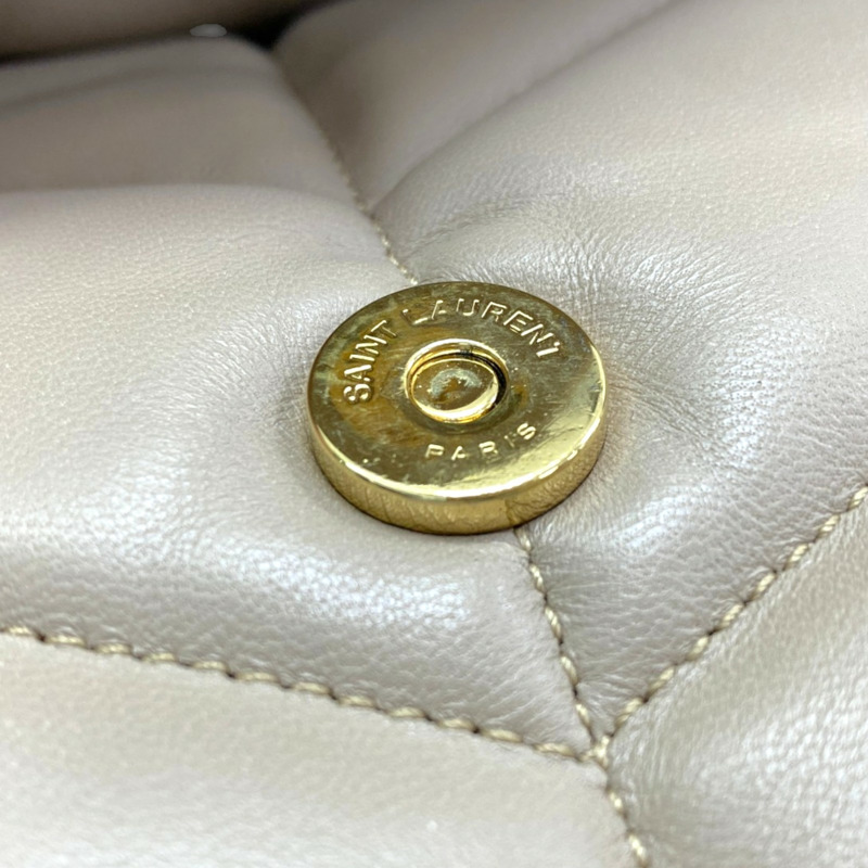 淺褐色羊皮 PUFFER小號 肩背包 577476【SAINT LAURENT YSL 聖羅蘭】 577476-16