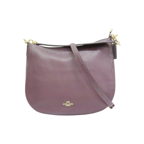 酒紅色 牛皮 Chelsea Hobo 32 肩背包【COACH 寇馳】 58036