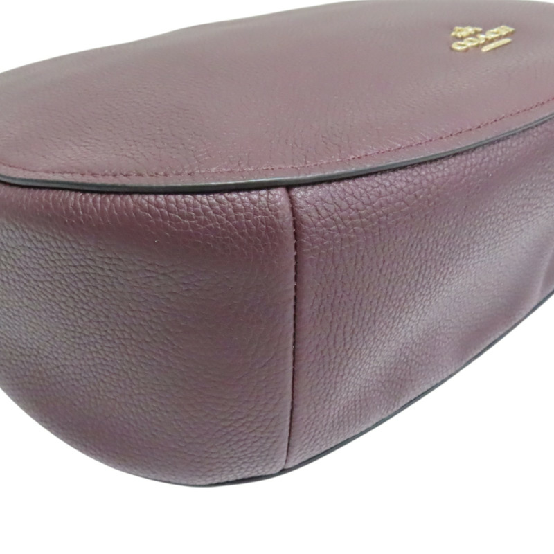酒紅色 牛皮 Chelsea Hobo 32 肩背包【COACH 寇馳】 58036-10