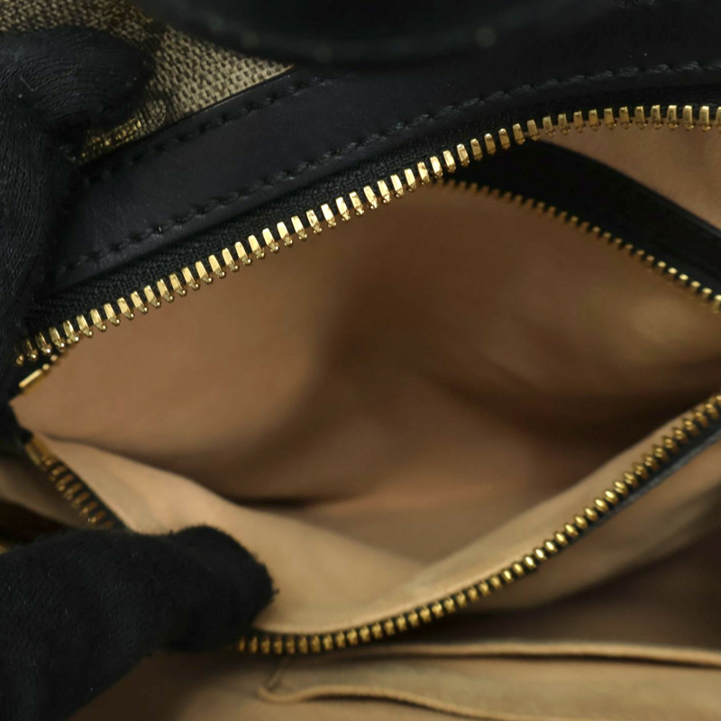 烏木色 PVC塗層帆布 GG Supreme 蜜蜂印花 後背包 427042【GUCCI 古馳】 427042-4