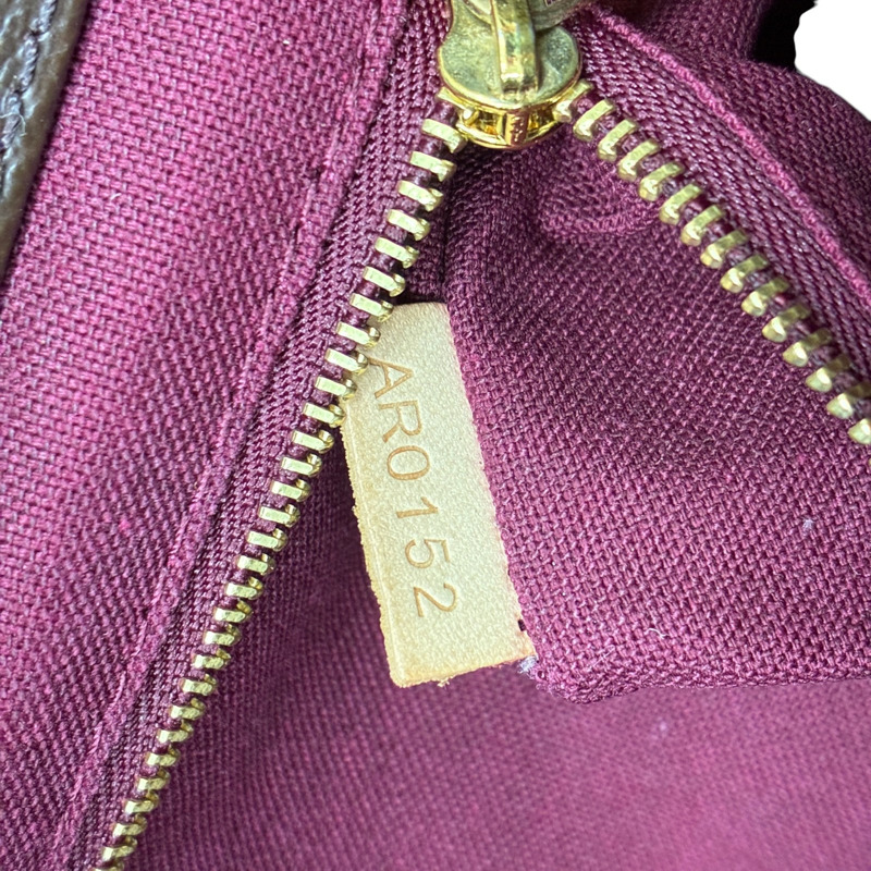 棕色 原花帆布 Raspail PM 肩背包【LOUIS VUITTON LV 路易威登】 M40608-5