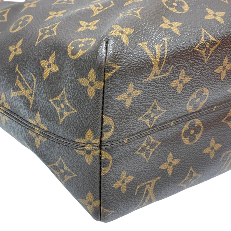 棕色 原花帆布 Raspail PM 肩背包【LOUIS VUITTON LV 路易威登】 M40608-6