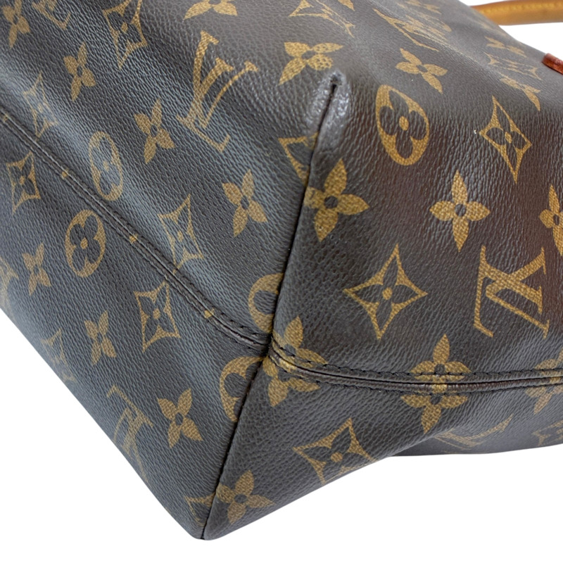 棕色 原花帆布 Raspail PM 肩背包【LOUIS VUITTON LV 路易威登】 M40608-7