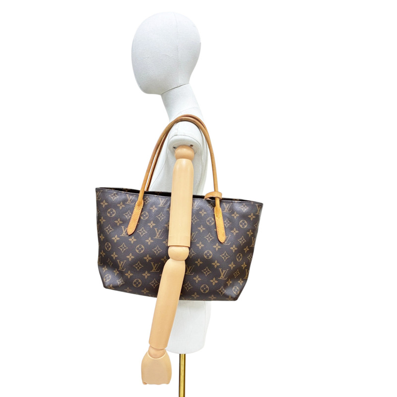 棕色 原花帆布 Raspail PM 肩背包【LOUIS VUITTON LV 路易威登】 M40608-8