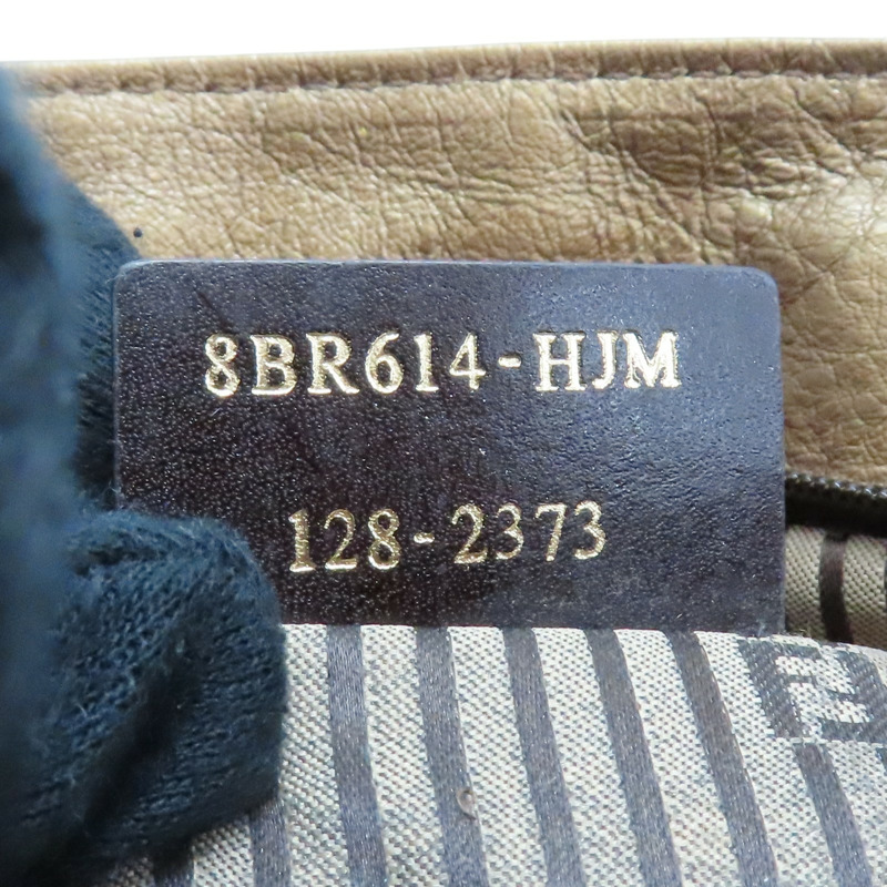 金屬棕色 牛皮 Mia 肩背包【FENDI 芬迪】 8BR614-HJM-4