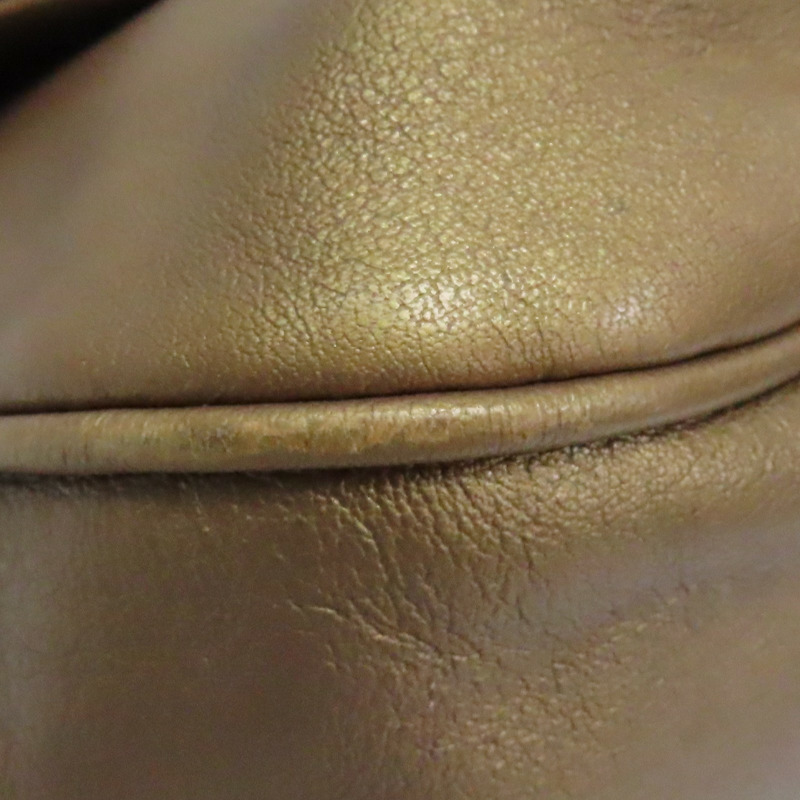 金屬棕色 牛皮 Mia 肩背包【FENDI 芬迪】 8BR614-HJM-9