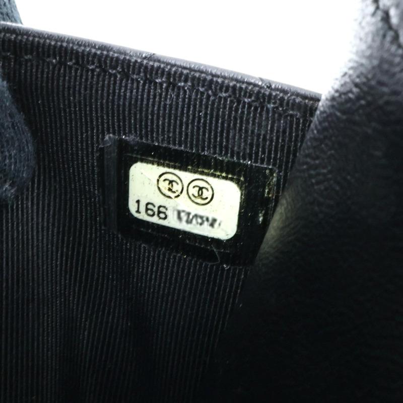 黑色羊皮 WOC 鍊帶 肩背包 A33814【CHANEL 香奈兒】 A33814-8