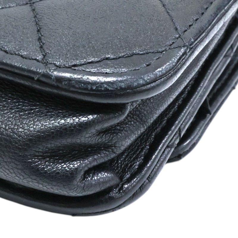 黑色羊皮 WOC 鍊帶 肩背包 A33814【CHANEL 香奈兒】 A33814-14
