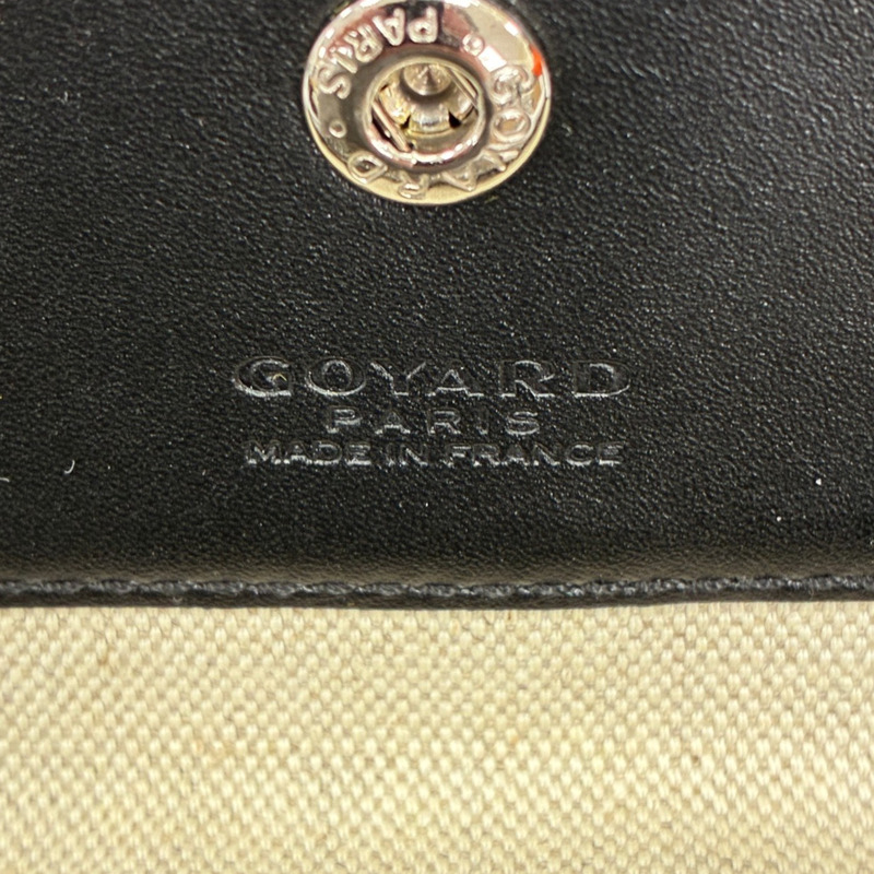 黑色 塗層帆布 Saint Louis GM 托特包 (手把黏膩感)【GOYARD 高雅德】 STLOUIGMLTY50CL50P-3