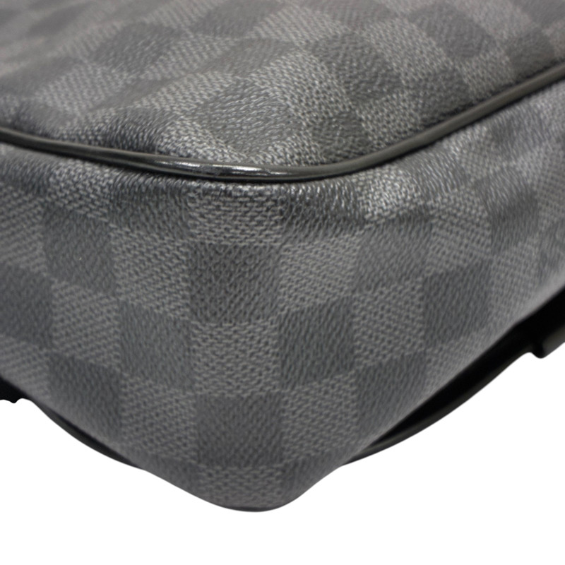 黑灰色 棋盤格 Daniel MM 郵差包 肩背包【LOUIS VUITTON LV 路易威登】 N58029-7