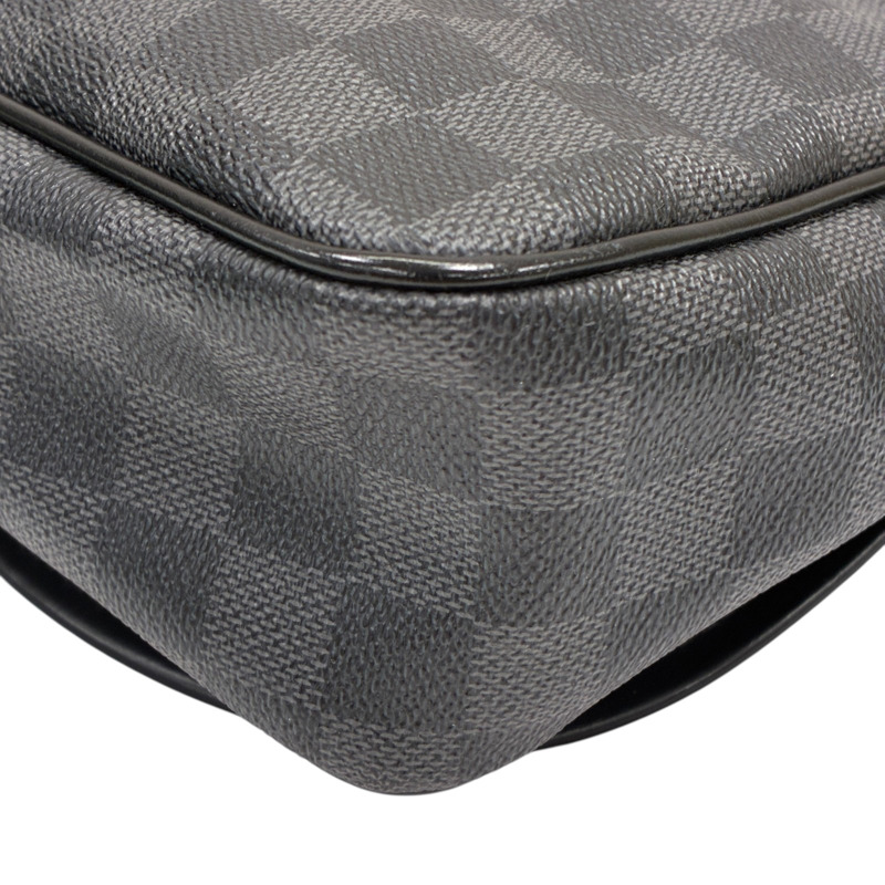 黑灰色 棋盤格 Daniel MM 郵差包 肩背包【LOUIS VUITTON LV 路易威登】 N58029-8