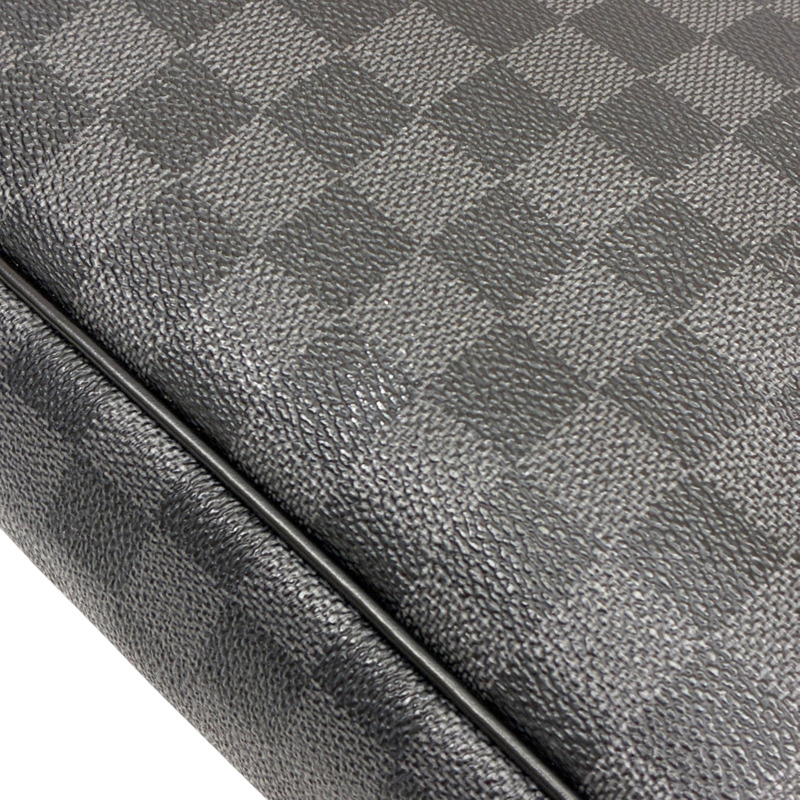 黑灰色 棋盤格 Daniel MM 郵差包 肩背包【LOUIS VUITTON LV 路易威登】 N58029-10