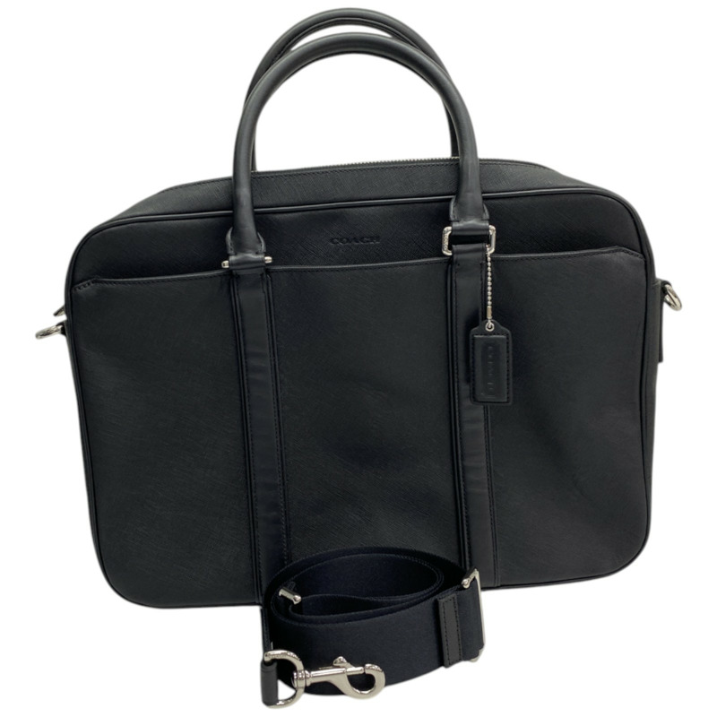 黑色牛皮 商務 兩用包 F71250【COACH 寇馳】 F71250-12