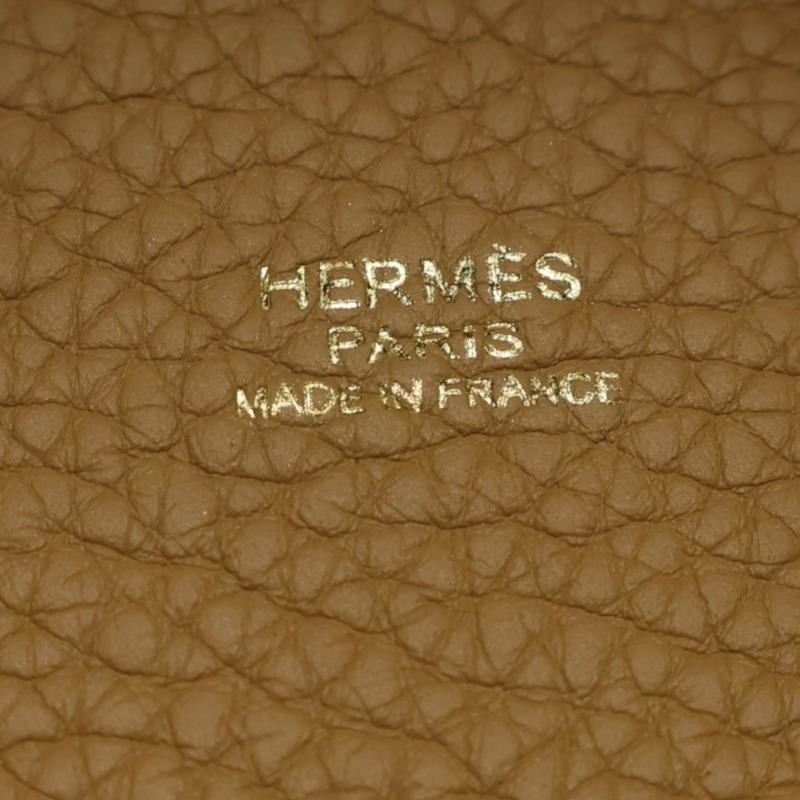 餅乾色 TC牛皮 Picotin Lock 18 手提包 H056289CC B刻【HERMES 愛馬仕】 H056289CC-3
