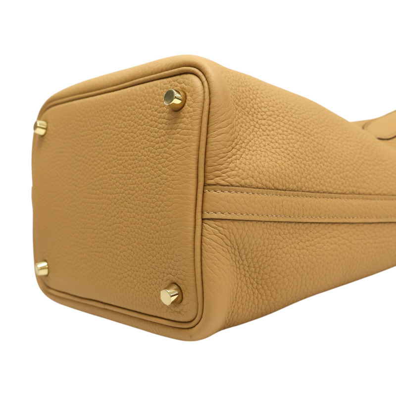 餅乾色 TC牛皮 Picotin Lock 18 手提包 H056289CC B刻【HERMES 愛馬仕】 H056289CC-9