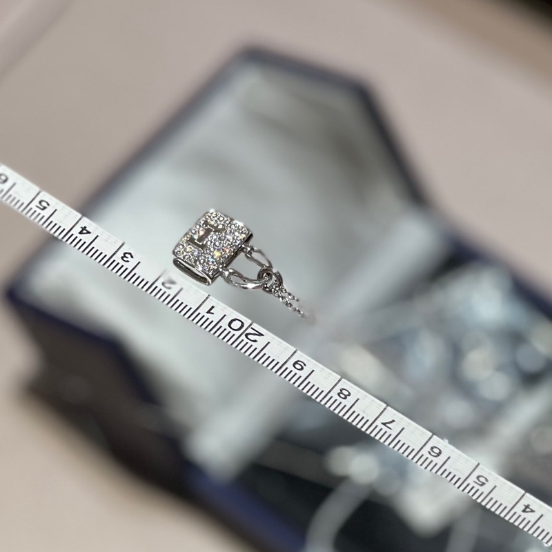 Hermes爱马仕康康白金项链-7