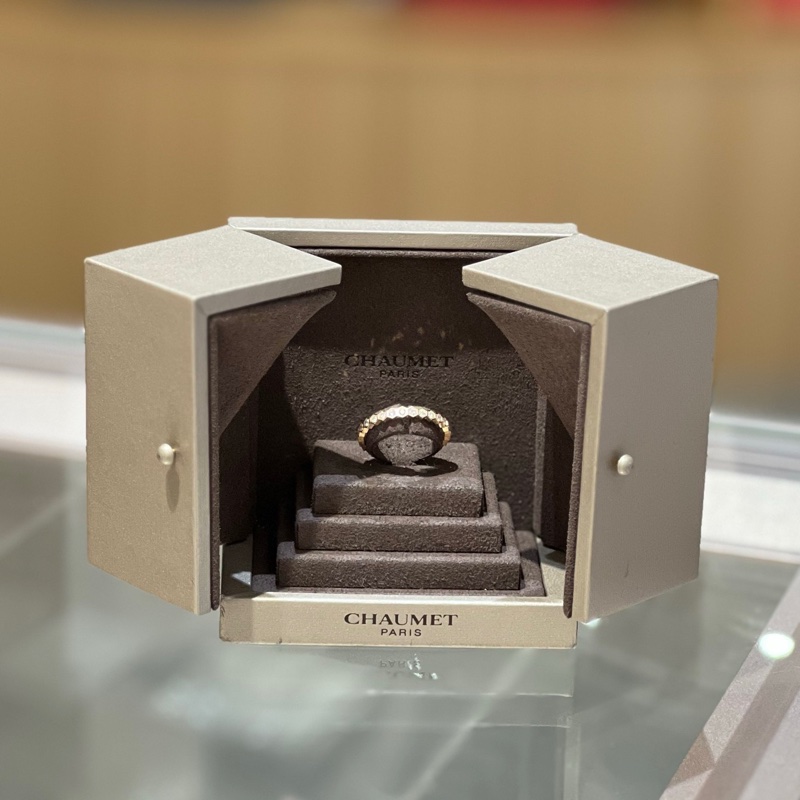 尚美Chaumet玫瑰金蜂巢钻戒钻石戒指-0
