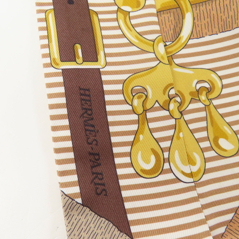 HERMES 絲質Twilly絲巾-3