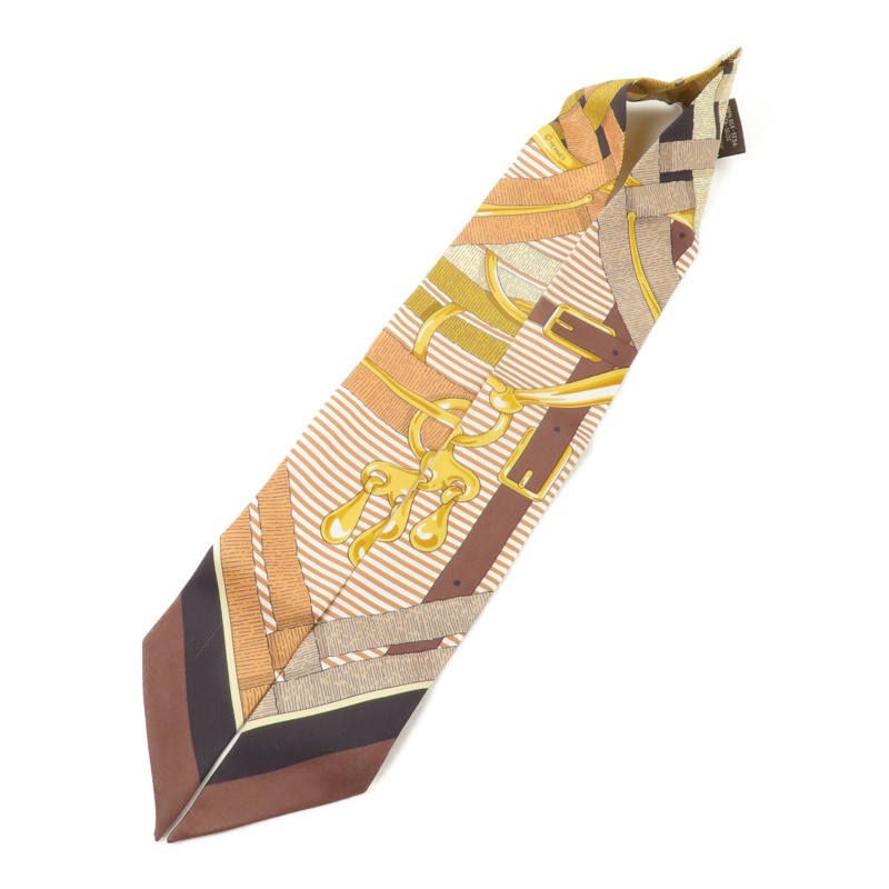 HERMES 絲質Twilly絲巾-5