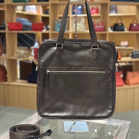 Hermes爱马仕男士公文包斜挎包