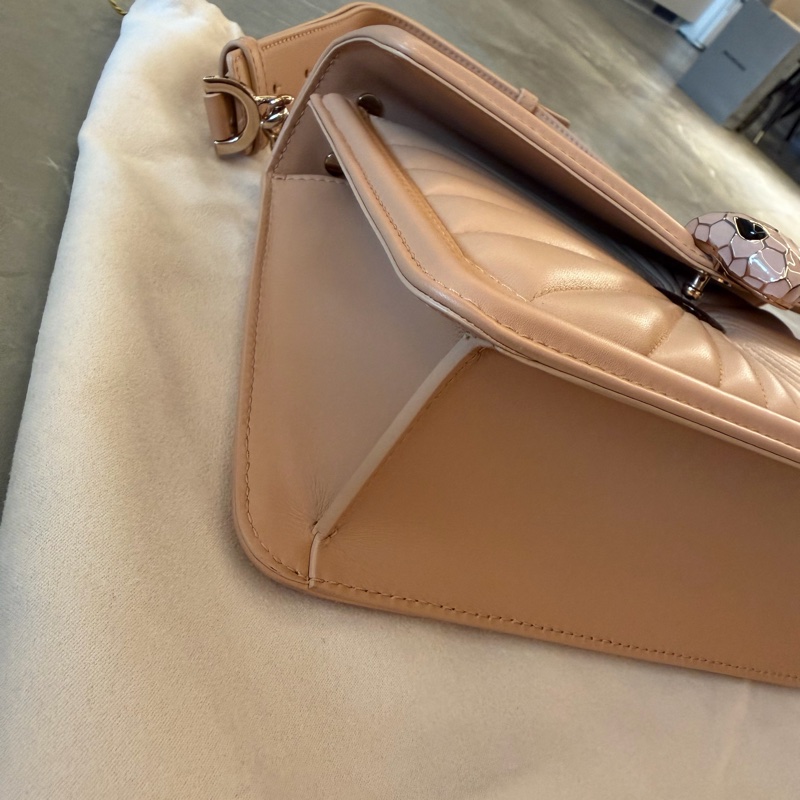 BVLGARI（寶格麗）Serpenti 鏈帶肩背包-3