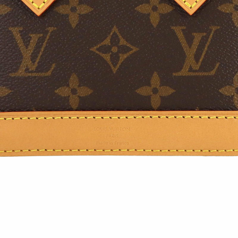 路易威登 Monogram Nano Alma 兩手提/肩背包 棕色 M82717 RFID-7