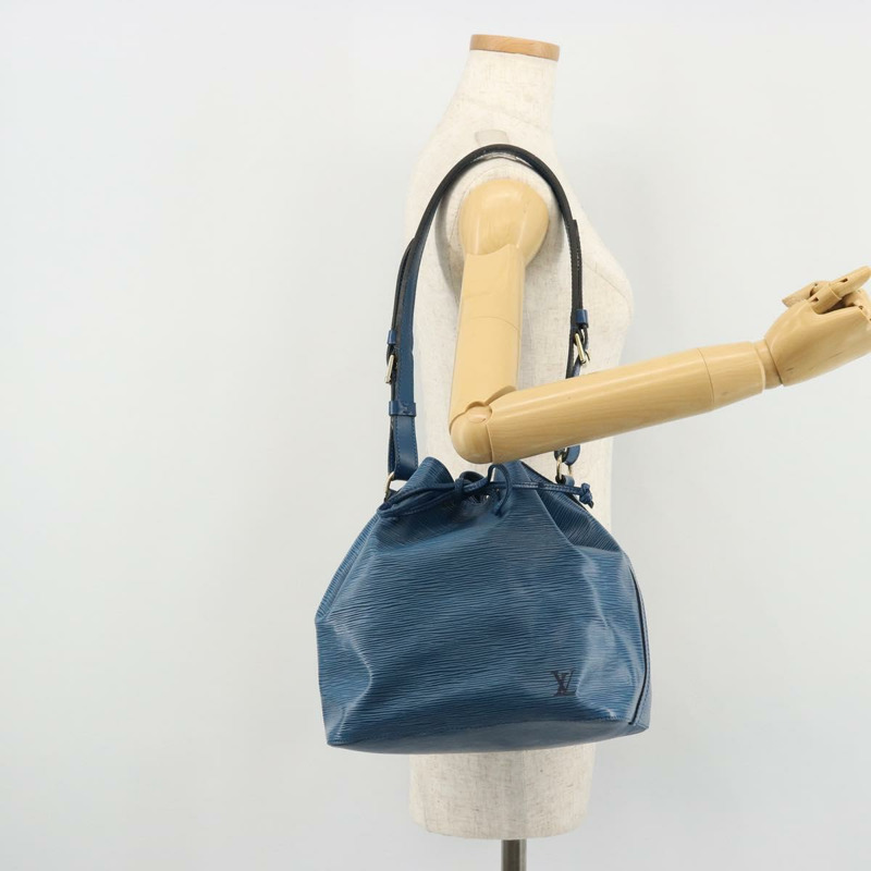 【日本直送】路易威登 Epi Petit Noe 肩背包 藍色 M44105 LV Auth yk20218-19