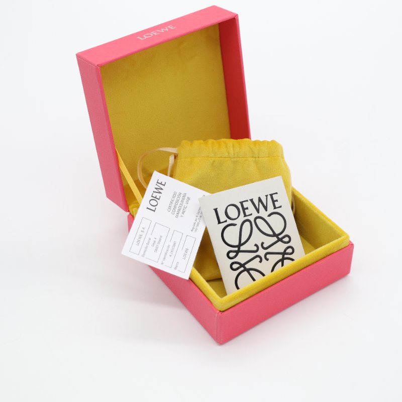 Loewe 羅威 多層次 Anagram 6 花🌸 銀色 金屬 長項鍊 毛衣鏈-6