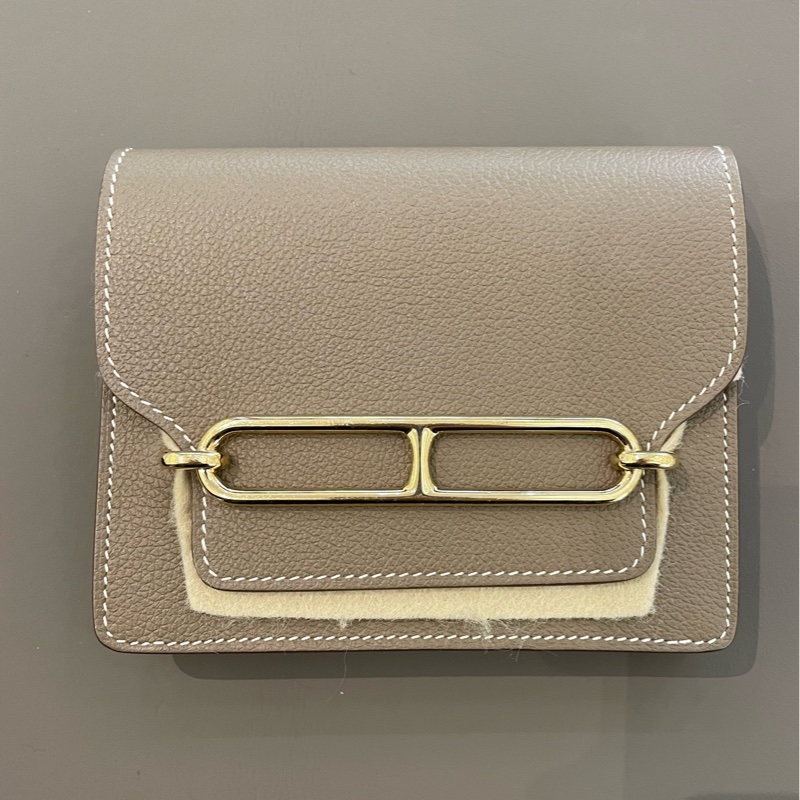 99新Hermès 愛馬仕roulis slim豬鼻子B刻  配件：盒+塵袋-0