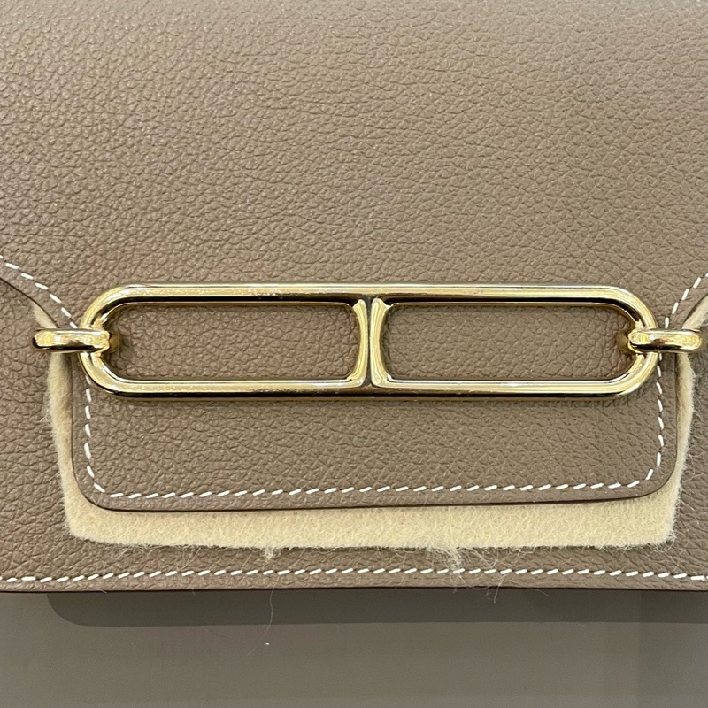 99新Hermès 愛馬仕roulis slim豬鼻子B刻  配件：盒+塵袋-3