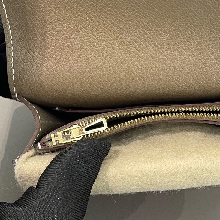 99新Hermès 愛馬仕roulis slim豬鼻子B刻  配件：盒+塵袋-5