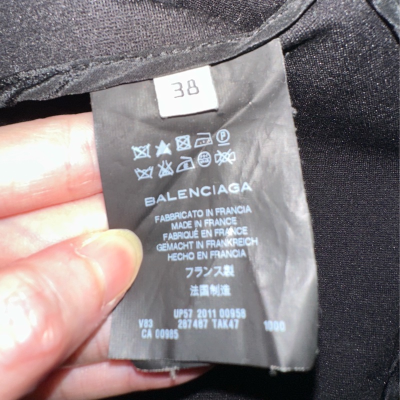 BALENCIAGA.PARIS 黑色單扣外套-8