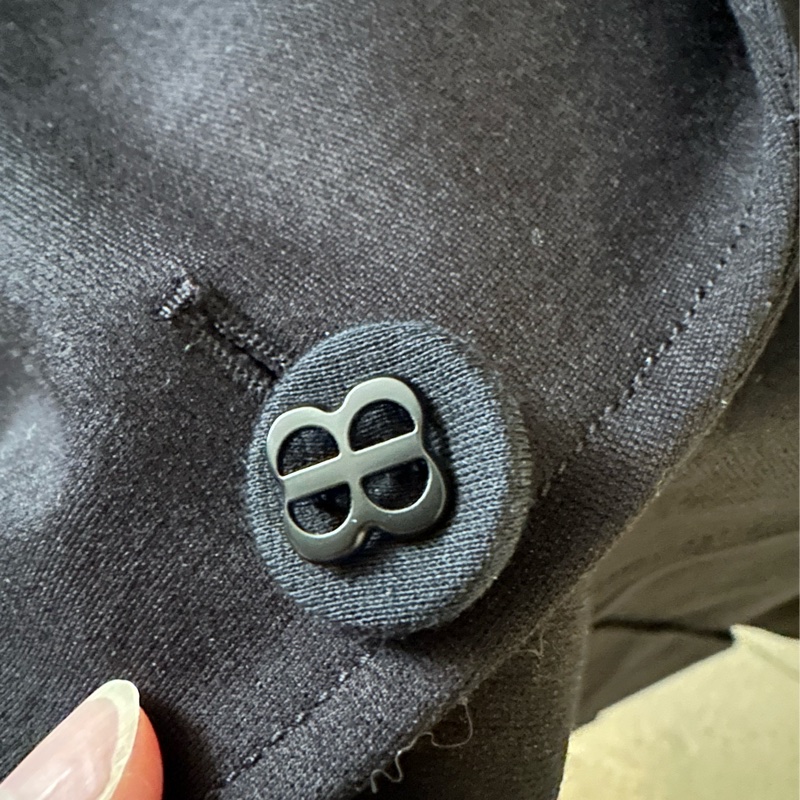 BALENCIAGA.PARIS 黑色單扣外套-12