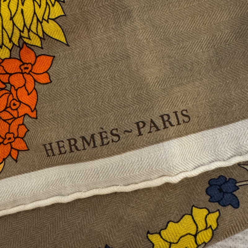 HERMÈS 愛馬仕正品 三角巾-3