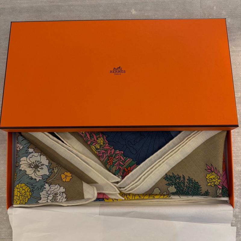 HERMÈS 愛馬仕正品 三角巾-4