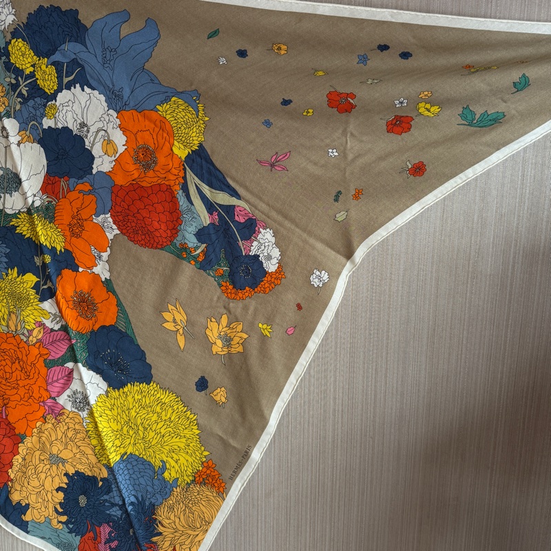 HERMÈS 愛馬仕正品 三角巾-5