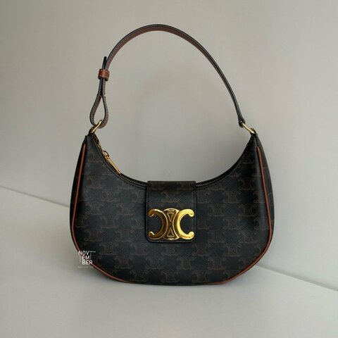 99新🆕 Celine 瑟琳 AVA Triomphe 翻蓋凱旋門腋下包