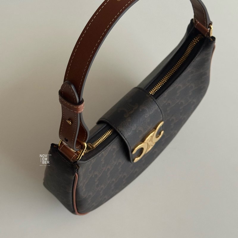 99新🆕 Celine 瑟琳 AVA Triomphe 翻蓋凱旋門腋下包-2