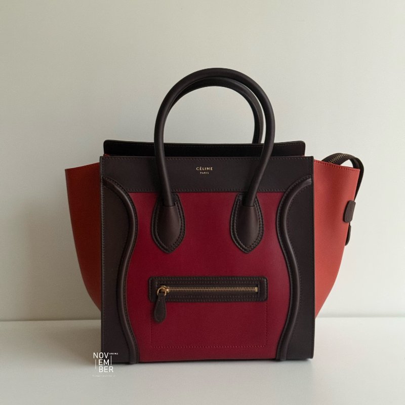 99新🆕 Celine 瑟琳 Luggage Tote 三拼色大號🥀-0