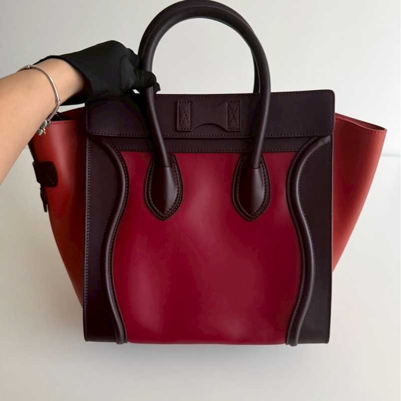 99新🆕 Celine 瑟琳 Luggage Tote 三拼色大號🥀-9