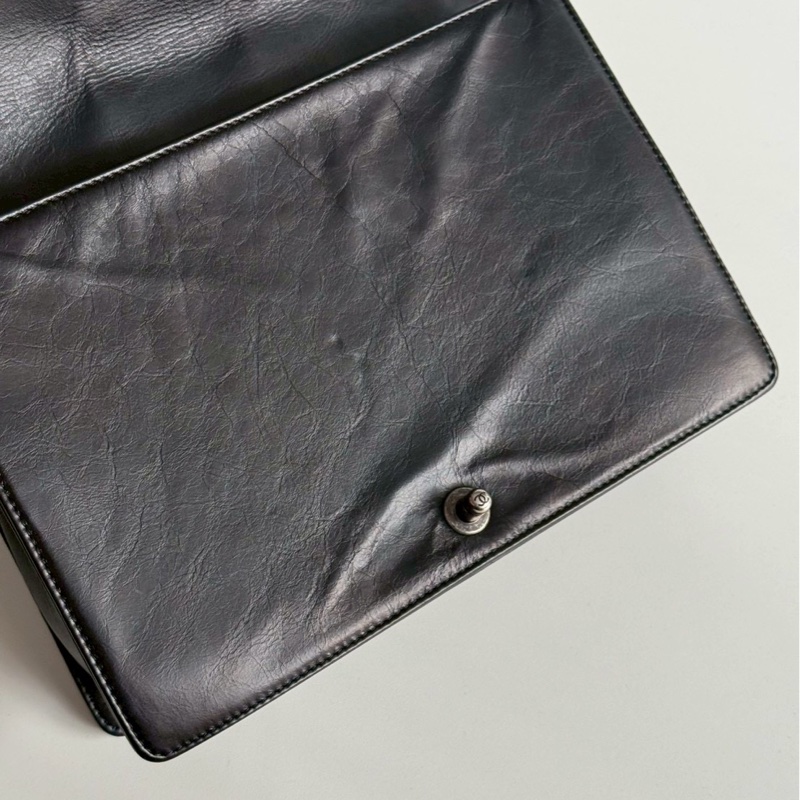 95新🖤 Chanel 香奈兒 Le Boy 30 黑色銀釦-7