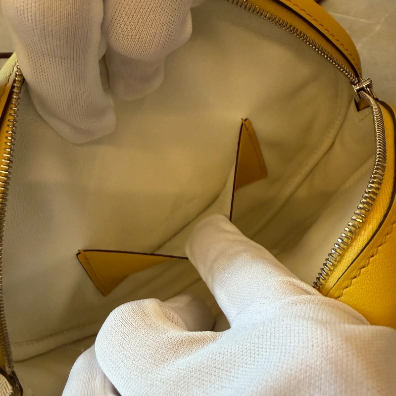 Hermes in the loop 豬鼻發財芥末黃腰包-16