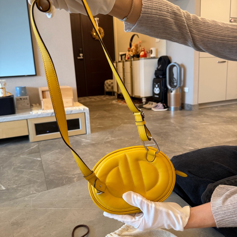 Hermes in the loop 豬鼻發財芥末黃腰包-18