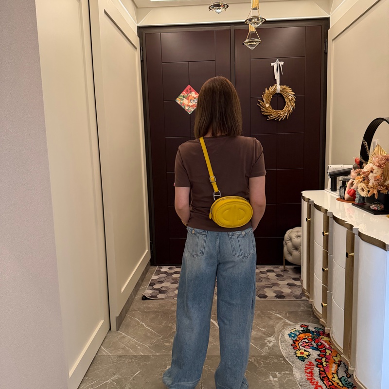 Hermes in the loop 豬鼻發財芥末黃腰包-8