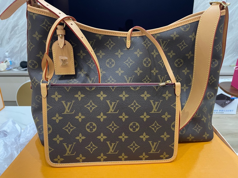 LV Carry All MM 肩背手提時尚很chill包-6