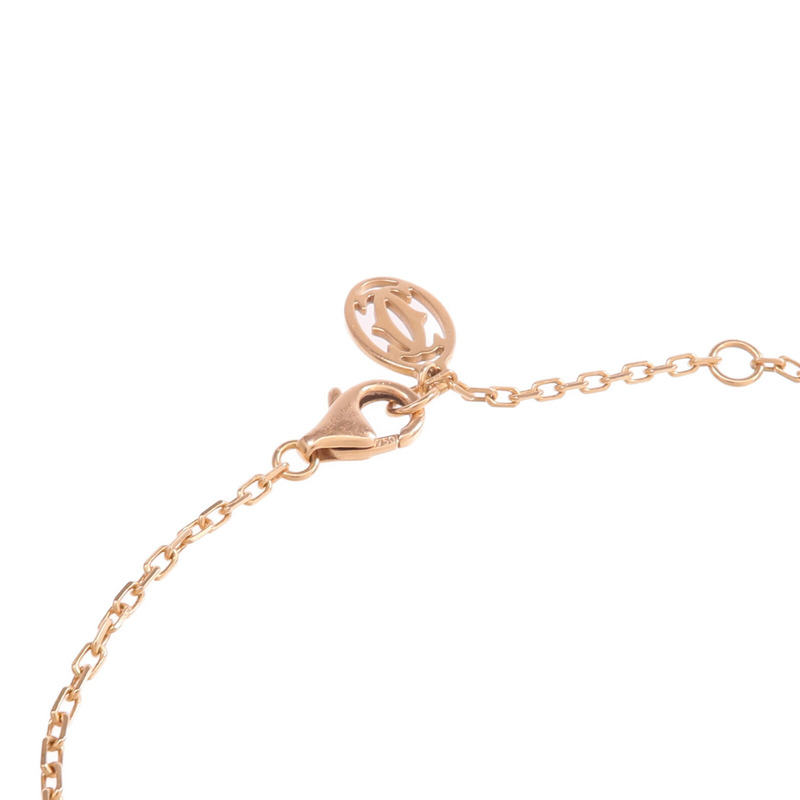 CARTIER 18K玫瑰金d'Amour Bracelet粉紅色藍寶石手鏈-4