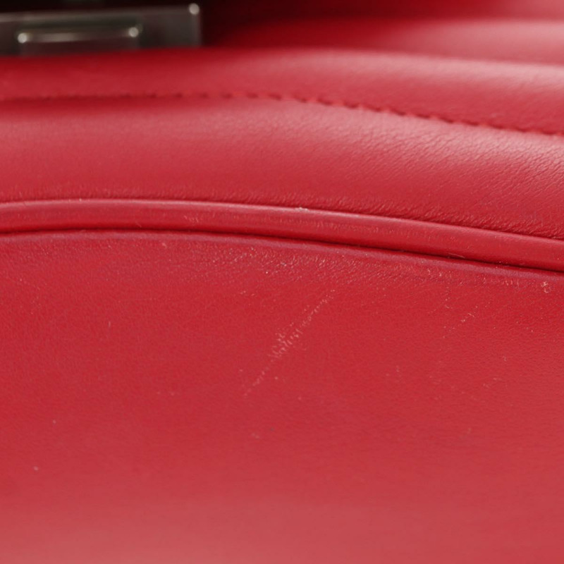 【日本直送】路易威登 New Wave 鏈條包 MM 皮革 2way 紅色 M51943 LV 正品 YKZ1329A-5